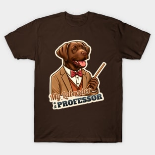 Professor Labrador Retriever T-Shirt